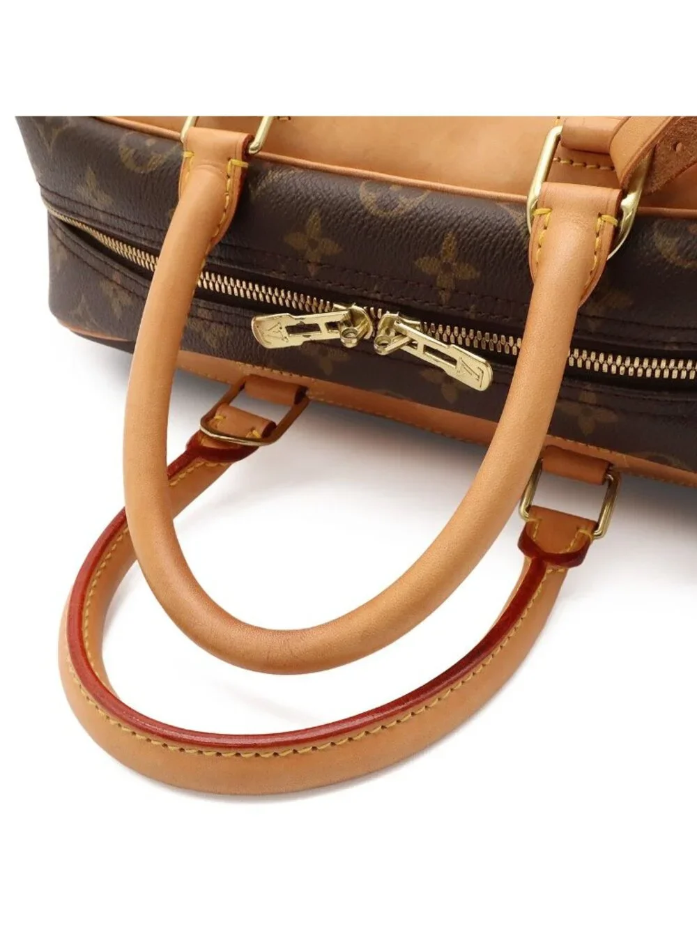 Louis Vuitton Monogram Bowling Vanity Deauville Mini Boston Bag Purse